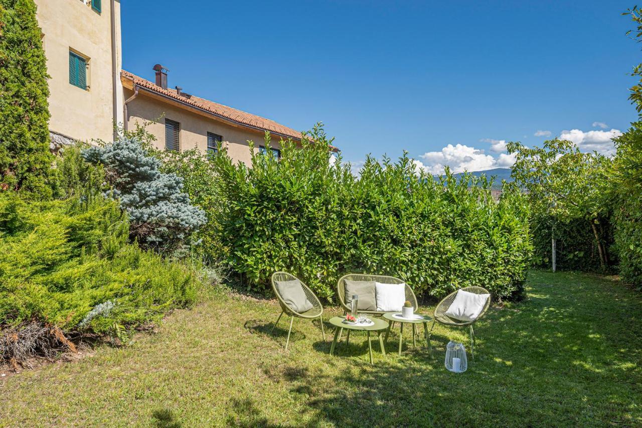 Zentral gelegenes Apartment mit Garage und Garten Kaltern Exterior foto